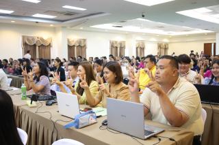 22. พิธีเปิดกิจกรรมการอบรมเชิงปฏิบัติการการออกแบบนวัตกรรมสู่การวิจัยในชั้นเรียน